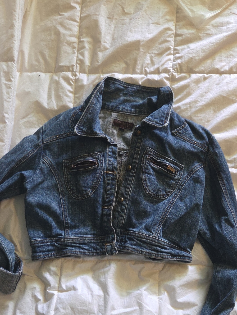 UB Jeans Light Wash Denim Jacket - Blue